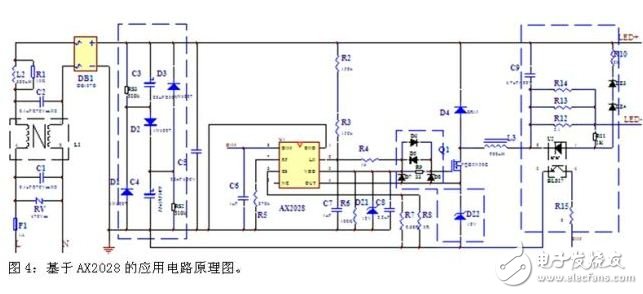 基于AX2028的LED驅(qū)動電路設(shè)計