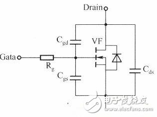 MOSFET的動態(tài)模型如下圖所示。