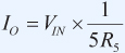 如果RL = 5R5 = 500 Ω，則：