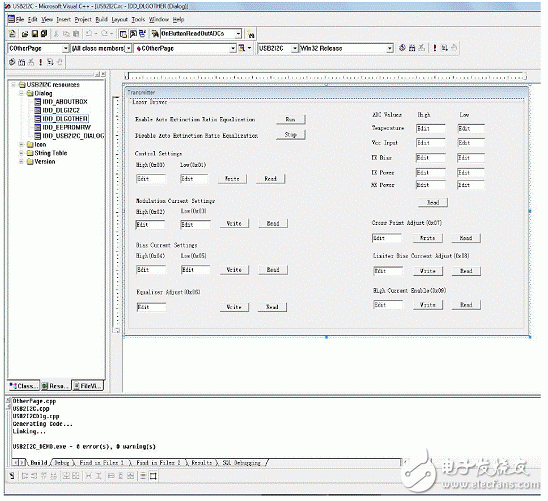 GUI軟件在VC++環(huán)境下開發(fā)，由VC++6.0編譯