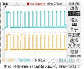 檢測(cè)HFBR-1523的輸入DATE，HFBR-2523 1