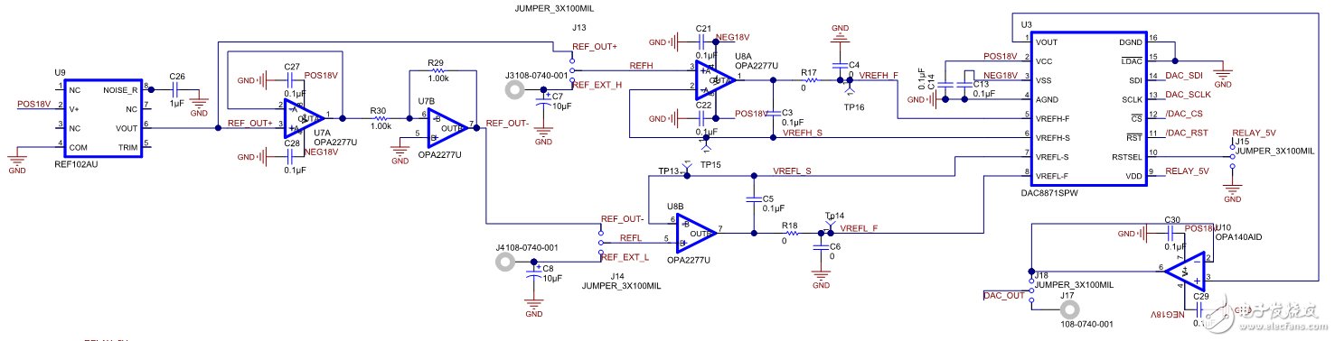 高電壓(36V)、高電流(1A)電源的參考設(shè)計電路圖