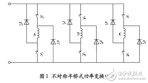 不對(duì)稱半橋式功率變換電路