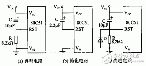 單片機(jī)上電復(fù)位電路圖大全