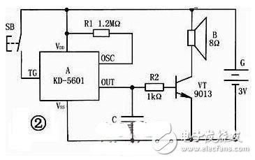 電子爆竹電路設(shè)計(jì)原理圖