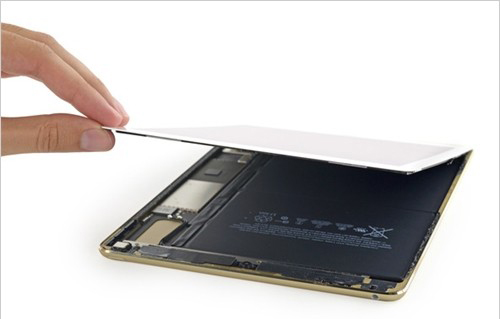 iPad Air2拆機(jī)圖文詳解，2GB內(nèi)存和NFC模組