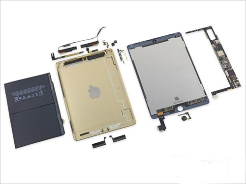 iPad Air2拆機(jī)圖文詳解，2GB內(nèi)存和NFC模組