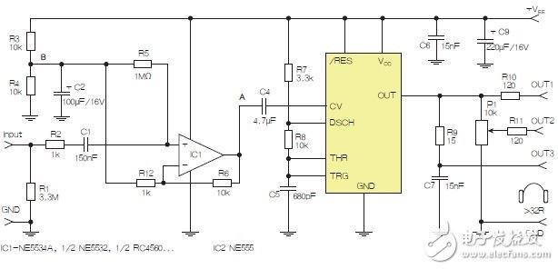 基于555定時器的D類耳機驅(qū)動實用放大電路設計