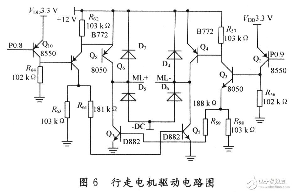 吸塵機器人控制系統(tǒng)電路設(shè)計 —電路圖天天讀（48）