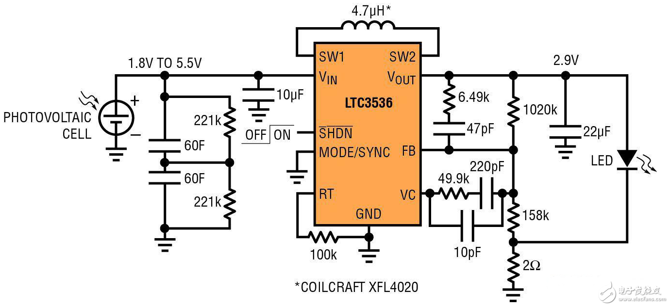太陽(yáng)能供電型LED驅(qū)動(dòng)器電路設(shè)計(jì)