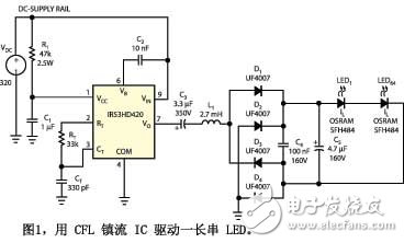 深入解析CFL鎮(zhèn)流器IC驅動LED應用電路