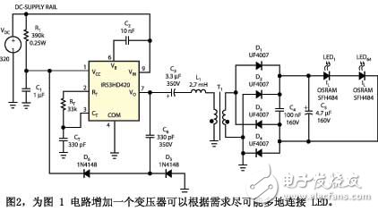 深入解析CFL鎮(zhèn)流器IC驅動LED應用電路