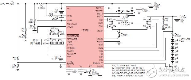 新型同步升降壓LED驅(qū)動電路設計方案