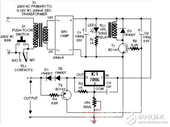 觸摸延時開關(guān)電源電路設(shè)計詳解 —電路圖天天讀（120）