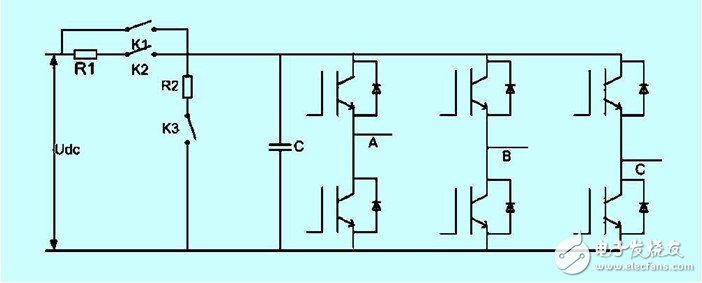 驅動系統(tǒng)主回路電路圖