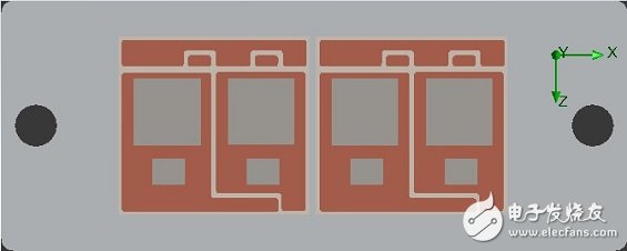 圖 2 仿真模型的外觀。 