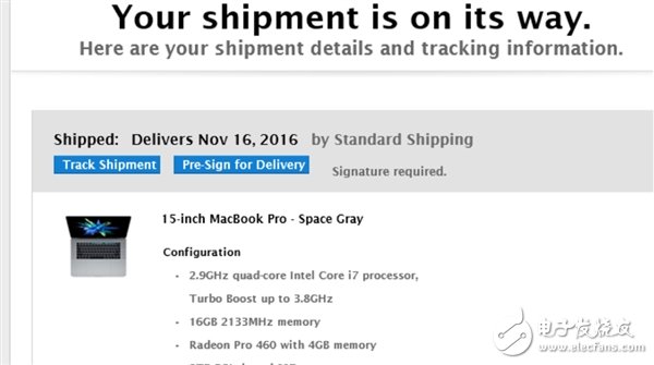 最新一批MacBook Pro已經(jīng)發(fā)貨！均為15英寸版本