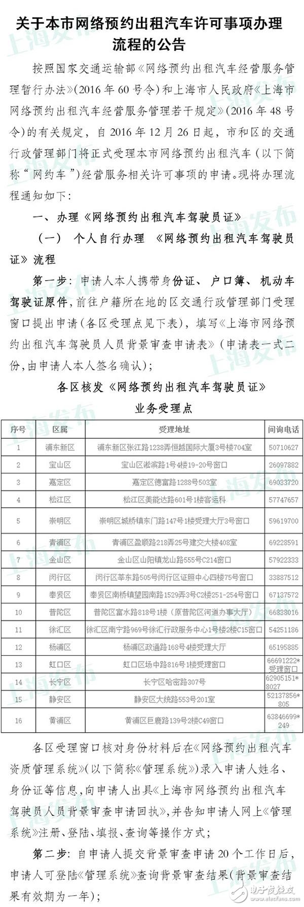 上海網(wǎng)約車申請(qǐng)今日已開放 具體流程公布無(wú)從業(yè)資格需考試