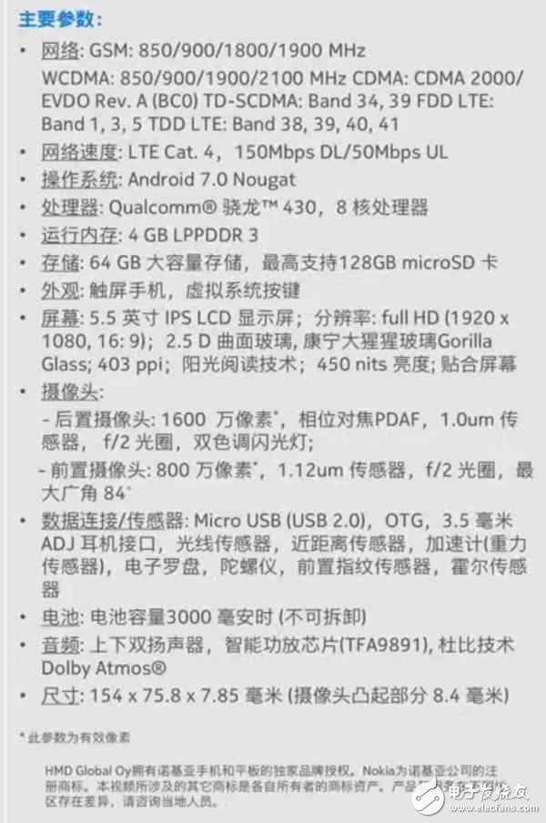 諾基亞6上手圖賞！CPU配置低、電池不可拆卸！