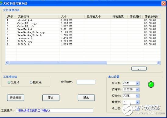 Windows平臺(tái)串口文件收發(fā)，支持文件批量發(fā)送自定義通訊協(xié)議