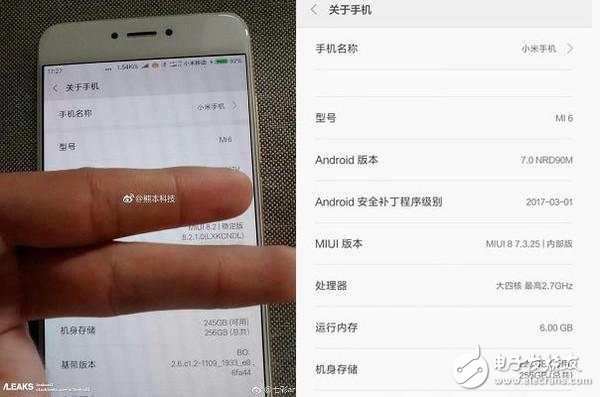 小米6最新消息：小米6：驍龍835、雙攝、虹膜識(shí)別，1999起！