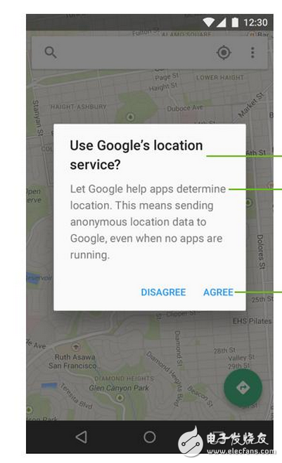 　在iOS的設(shè)計規(guī)范以及Android的MD規(guī)范中，都有警告框（Alerts）這個組件。筆者研究了這個組件，發(fā)現(xiàn)在兩種系統(tǒng)中，它們有以下兩個共同點：