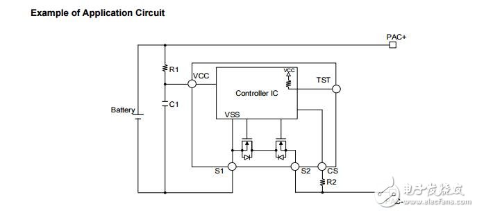 電池保護(hù)集成電路、集成功率MOSFET，1-Cell鋰離子