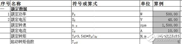 永磁直流電機電磁設計算例