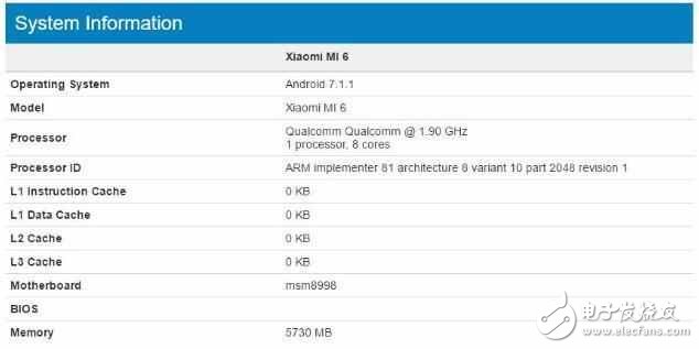 小米6處理器跑分曝光，竟完勝華為自助研發(fā)的Kirin 960