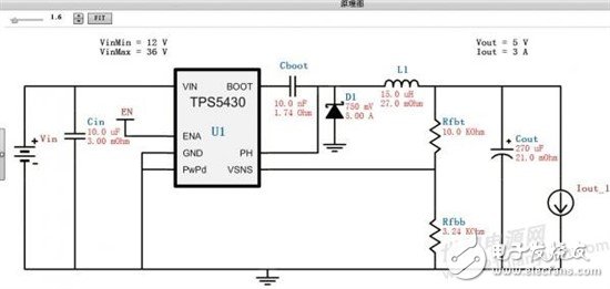 TI WEBENCH：如何設(shè)計(jì)TPS5430的應(yīng)用電路？