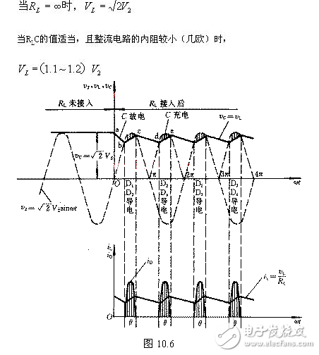 電感器兩端的電流不能突變的特點(diǎn)，把電感器與負(fù)載串聯(lián)起來(lái)，以達(dá)到使輸出電流平滑的目的。從能量的觀點(diǎn)看，當(dāng)電源提供的電流增大（由電源電壓增加www.8 t tt8. com引起）時(shí)，電感器L把能量存儲(chǔ)起來(lái)；而當(dāng)電流減小時(shí)，又把能量釋放出來(lái)，使負(fù)載電流平滑，8ttt8電感L有平波作用