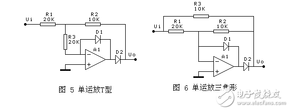 雖然這里的精密全波電路達十種，仔細(xì)分析，發(fā)現(xiàn)優(yōu)秀的并不多，確切的說只有3種，就是前面的3種。