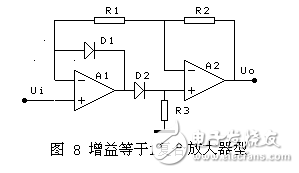 雖然這里的精密全波電路達十種，仔細(xì)分析，發(fā)現(xiàn)優(yōu)秀的并不多，確切的說只有3種，就是前面的3種。