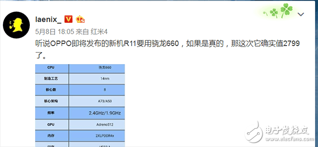 OPPOR11什么時候上市最新消息：驍龍660+6G+前置雙攝，OPPOR11打頭陣OPPOR11Plus后發(fā)！售價有驚喜？