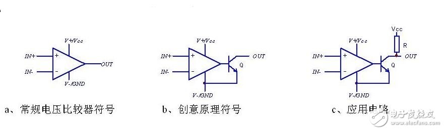 電壓比較器的電路構(gòu)成，電壓比較器的原理框圖及引腳功能
