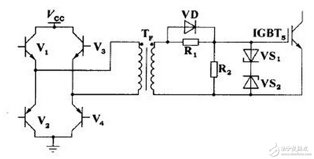 HCPL316J 可以驅(qū)動 150 A/1200 V 的 IGBT ，光耦隔離， COMS/TTL 電平兼容，過流軟關(guān)斷，最大開關(guān)速度 500 ns ，工作電壓 15 ～ 30 V ，欠壓保護。輸出部分為三重復(fù)合達(dá)林頓管，集電極開路輸出。采用標(biāo)準(zhǔn) SOL-16 表面貼裝。