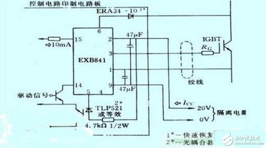 　　脈沖變壓器怎樣組成IGBT驅(qū)動(dòng)？