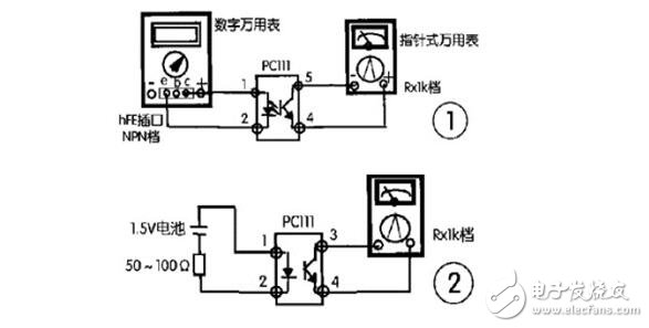 光電器件的檢測(cè)，光耦的檢測(cè)判斷，光電二極管、光電三極管與光耦的檢測(cè)區(qū)分