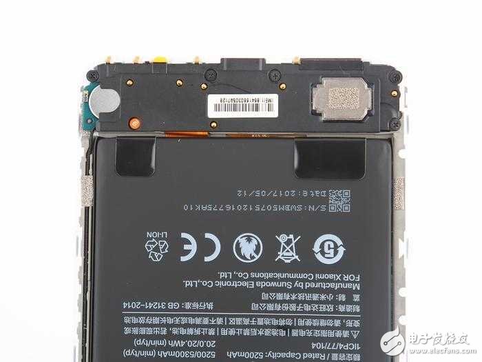 續(xù)航神機小米Max 2拆解,原來內(nèi)部這么簡單