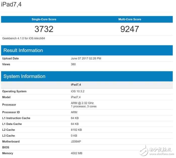 蘋果A10X處理器性能有多強？搭載A10X處理器的ipad pro跑分逆天