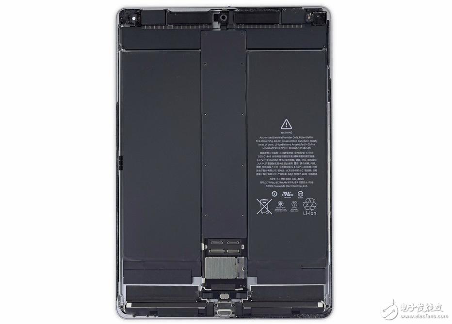 10.5英寸iPad Pro首拆解：為了高刷新頻率上了四根排線！