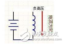 下面是正壓發(fā)生器，你不停地扳動開關，從輸入處可以得到無窮高的正電壓。電壓到底升到多高，取決于你在二極管的另一端接了什么東西讓電流有處可去。如果什么也不接，電流就無處可去，于是電壓會升到足夠高，將開關擊穿，能量以熱的形式消耗掉。