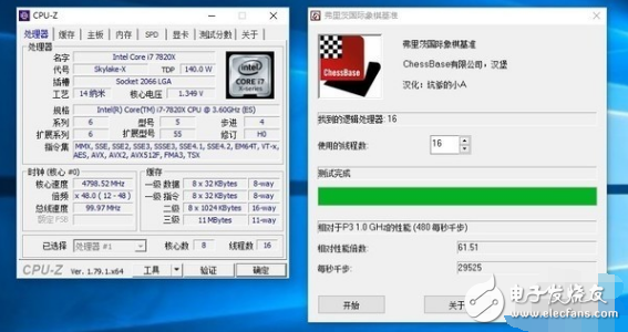 i7-7820X火力全開(kāi)4.3GHz 能打敗它的只有同門(mén)i9！