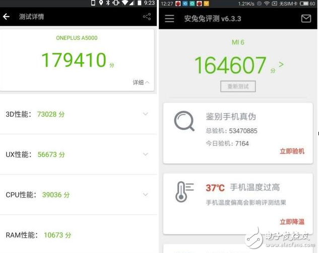 一加5評測：一加5與小米6對比評測，一加5與小米6對比分析，想買的看這里！
