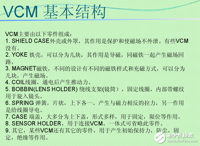 vcm馬達(dá)是什么？VCM馬達(dá)工作原理是什么？VCM馬達(dá)公司都有哪些？