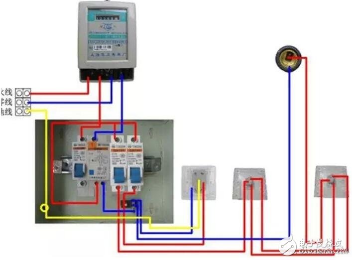漏電保護器接線圖原理，漏電保護器接線方法，三相漏電斷路器接線方法詳解