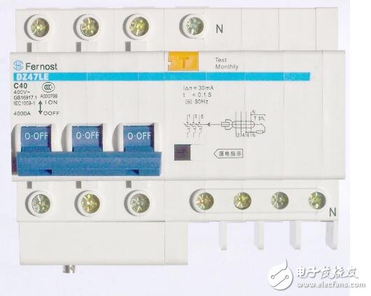 漏電保護器接線圖原理，漏電保護器接線方法，三相漏電斷路器接線方法詳解