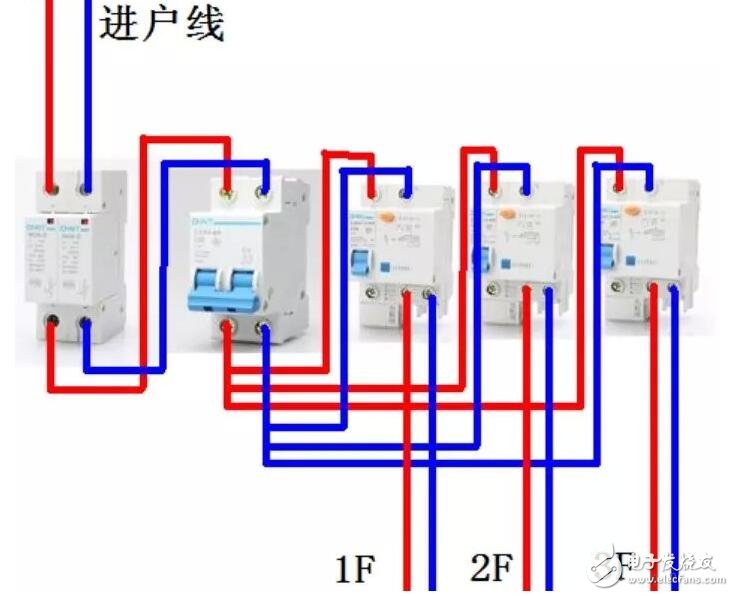 漏電保護器接線圖原理，漏電保護器接線方法，三相漏電斷路器接線方法詳解