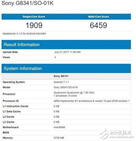 索尼Xperia XZ1最新消息，索尼Xperia XZ1跑分公布，為什么同樣是835，這款手機(jī)會(huì)如此厲害？