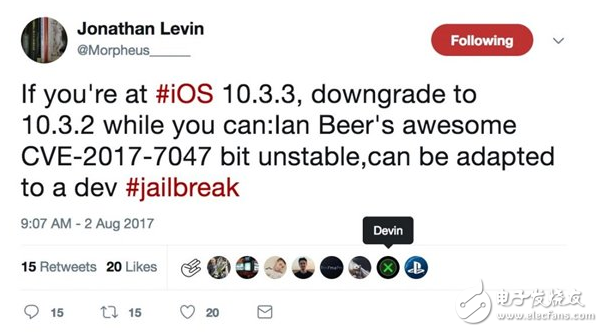 iOS10.3.2越獄成為可能 但你要在蘋果關(guān)閉通道前降回iOS10.3.2